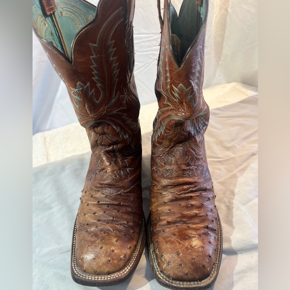 Lucchese 2000 women’s ostrich boots 9. 1/2